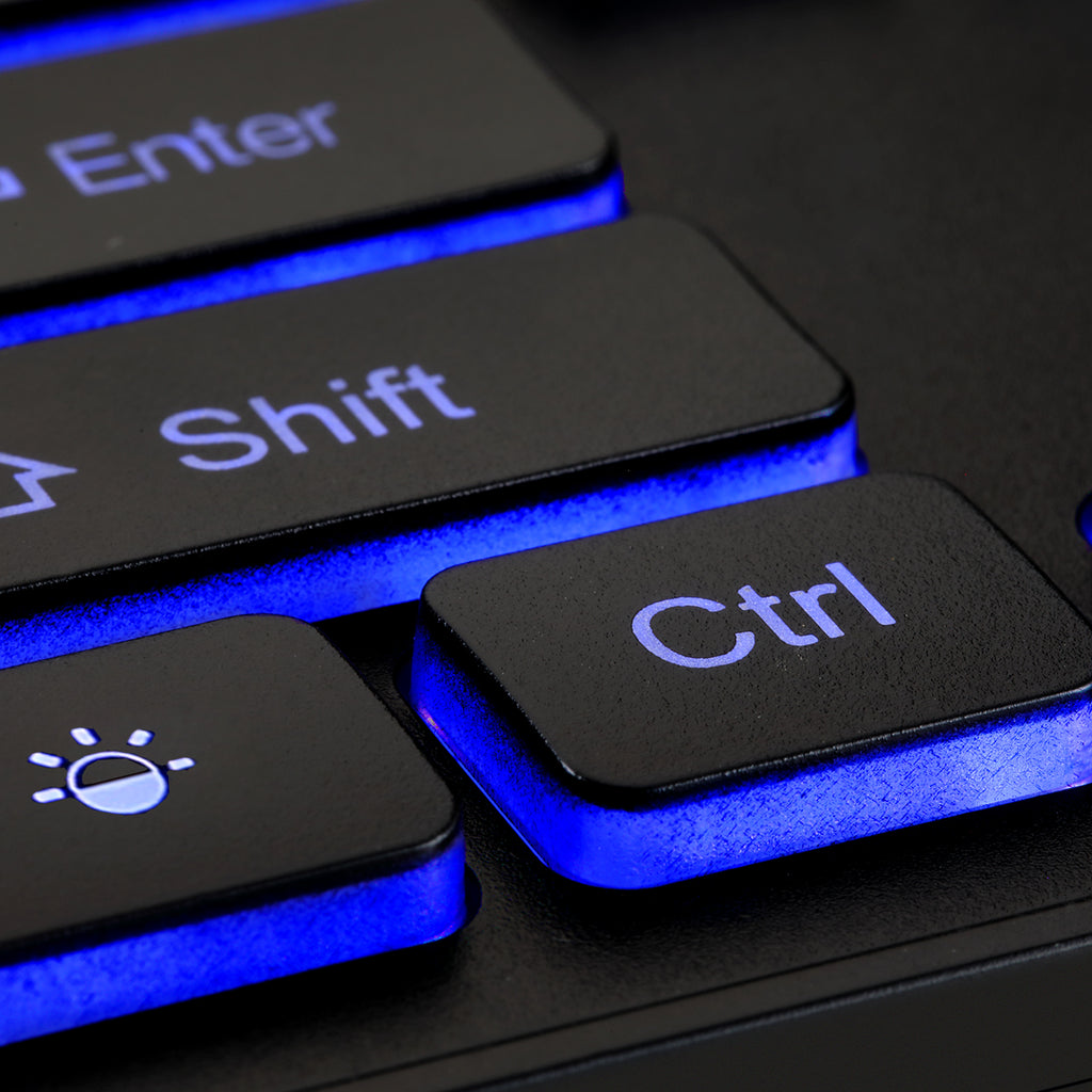 Adesso AKB-139EB Illuminated Large Print Antimicrobial Keyboard