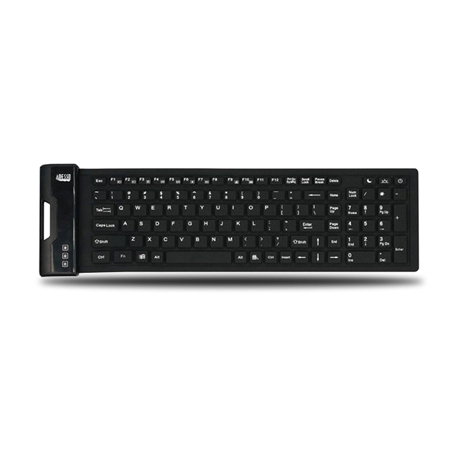 Adesso AKB-222UB Antimicrobial Waterproof Flex Keyboard