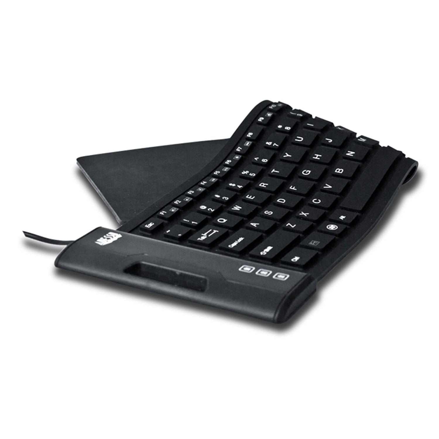 Adesso AKB-222UB Antimicrobial Waterproof Flex Keyboard
