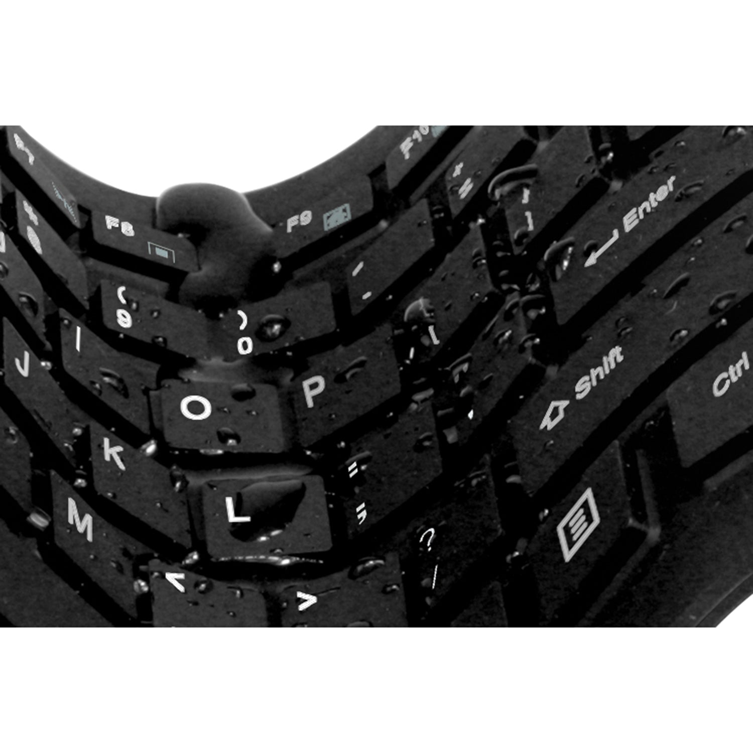 Adesso AKB-222UB Antimicrobial Waterproof Flex Keyboard