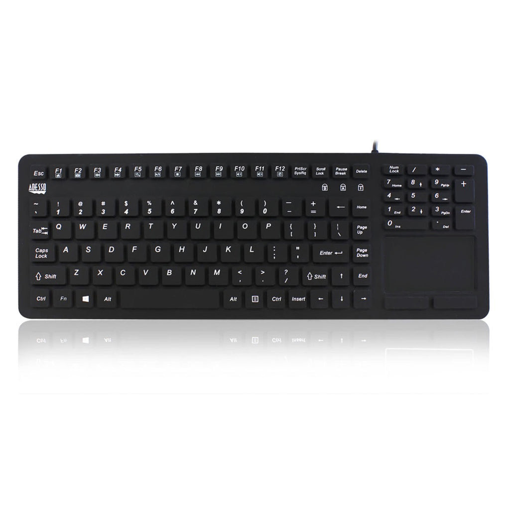 Adesso AKB-270UB Antimicrobial Waterproof Touchpad Keyboard