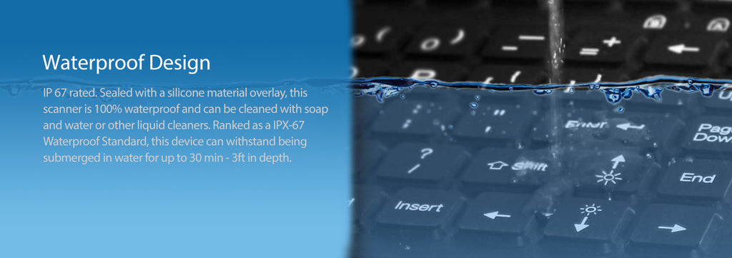 Adesso AKB-270UB Antimicrobial Waterproof Touchpad Keyboard
