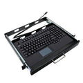 ADESSO AKB-425UB-MRP 1U Rackmount Keyboard with Touchpad Drawer