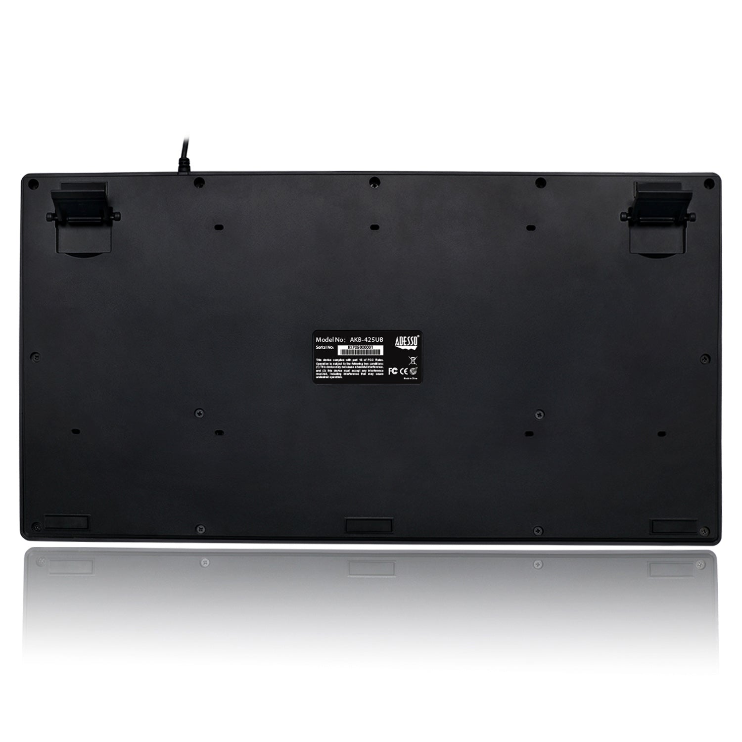 ADESSO AKB-425UB-MRP 1U Rackmount Keyboard with Touchpad Drawer