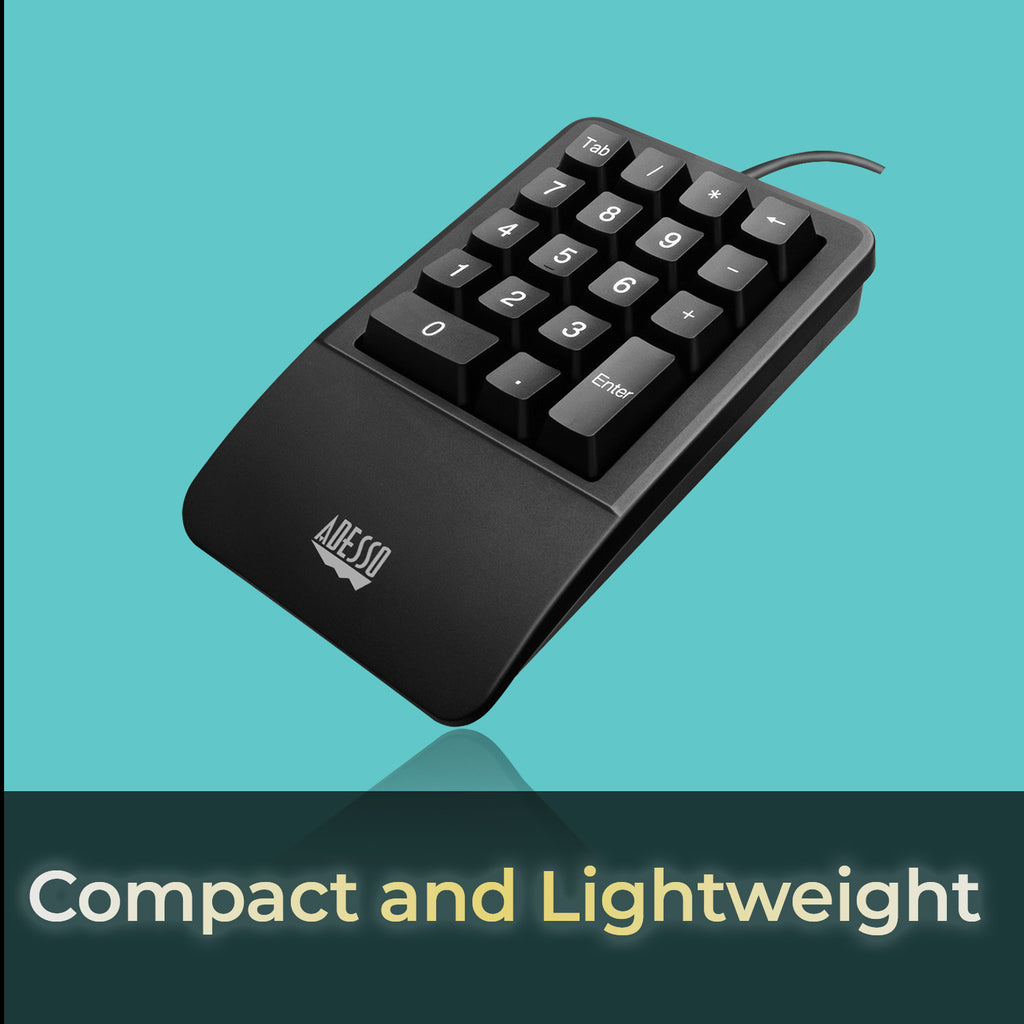 Adesso AKB-618UB Antimicrobial Waterproof USB Numeric Keypad