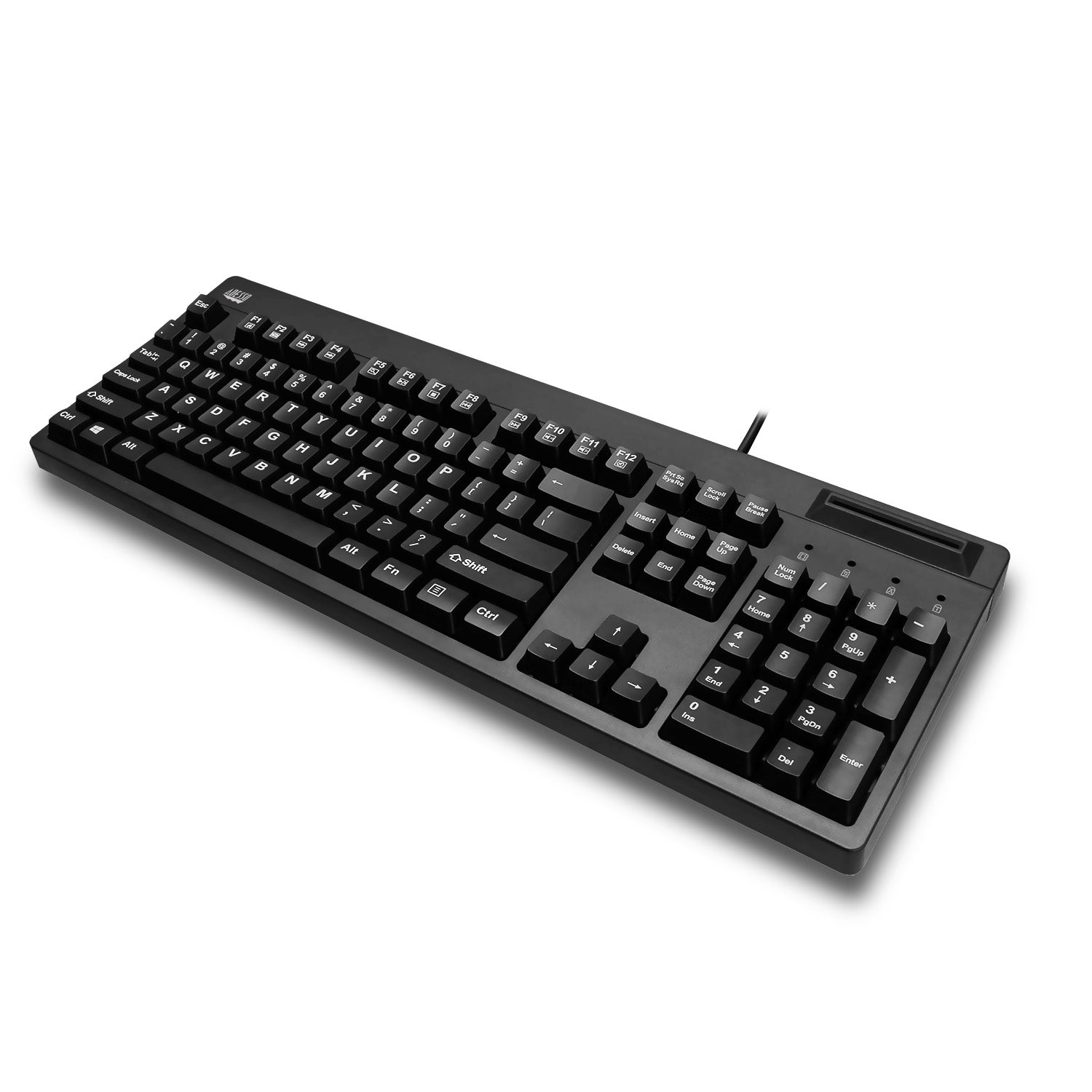 Adesso EasyTouch Smart Card Reader Keyboard TAA Compliant