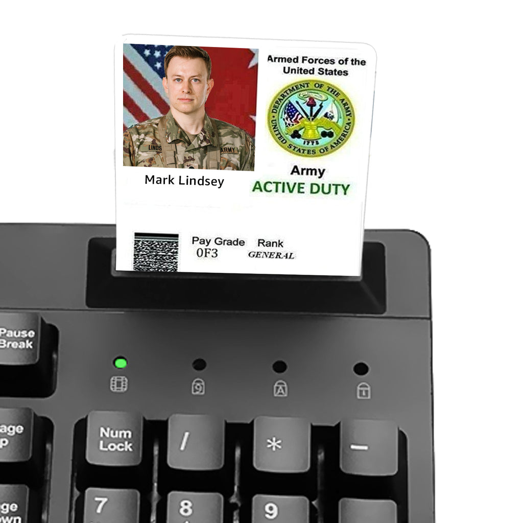 Adesso EasyTouch Smart Card Reader Keyboard TAA Compliant