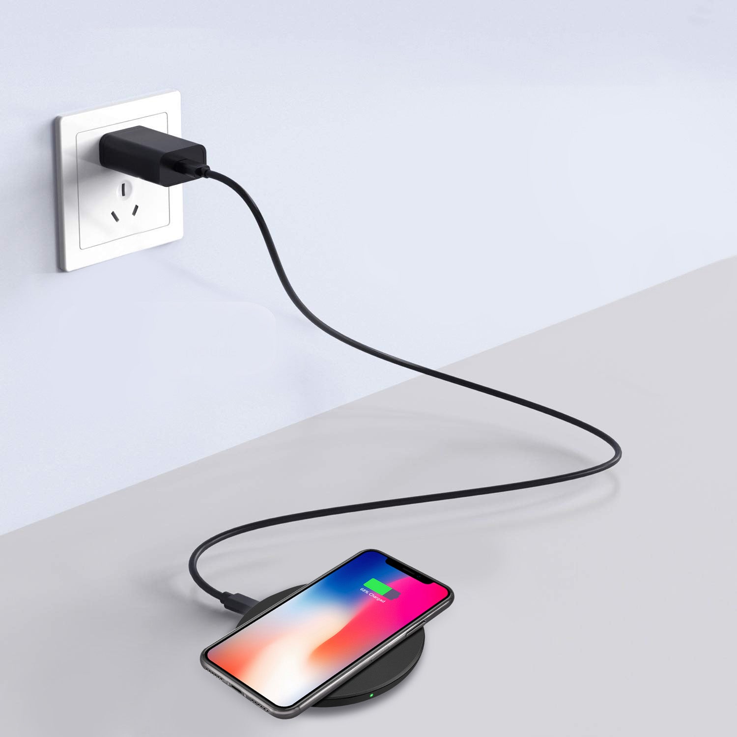 Adesso 10W Qi Wireless Charging Pad for Classrooms and Mobile Devices