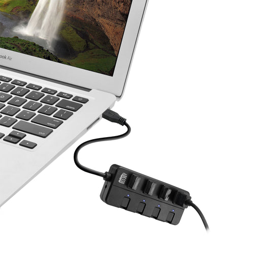 Adesso AUH-3040 4-Port USB 3.0 Hub for Classrooms and STEM Labs