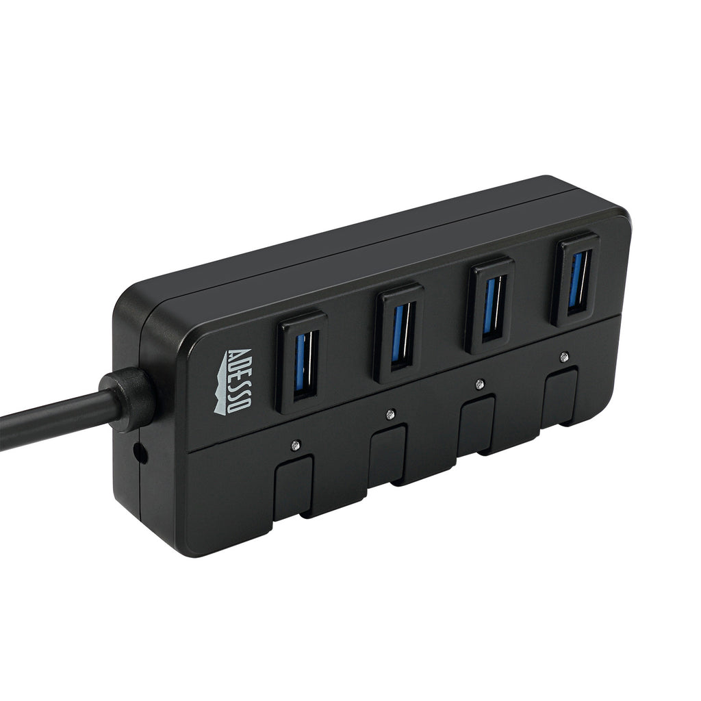 Adesso AUH-3040 4-Port USB 3.0 Hub for Classrooms and STEM Labs