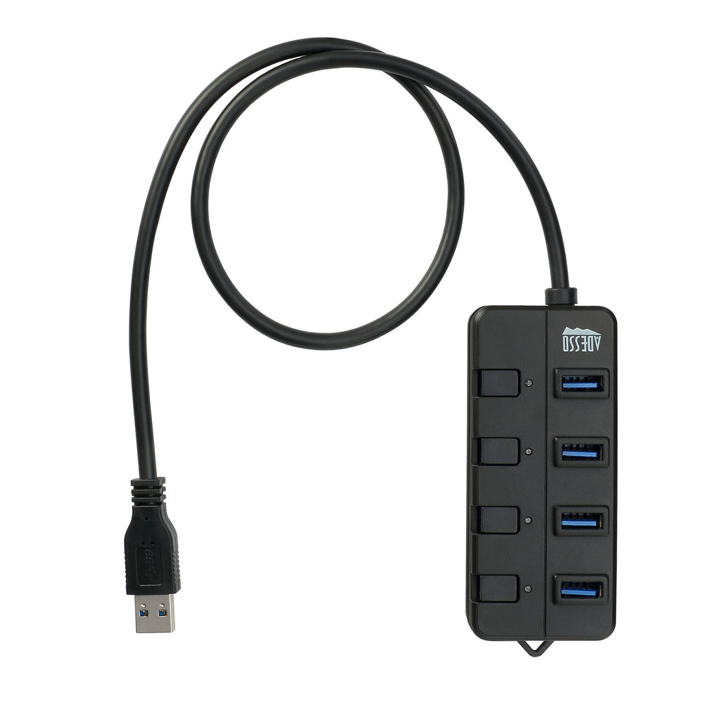 Adesso AUH-3040 4-Port USB 3.0 Hub for Classrooms and STEM Labs