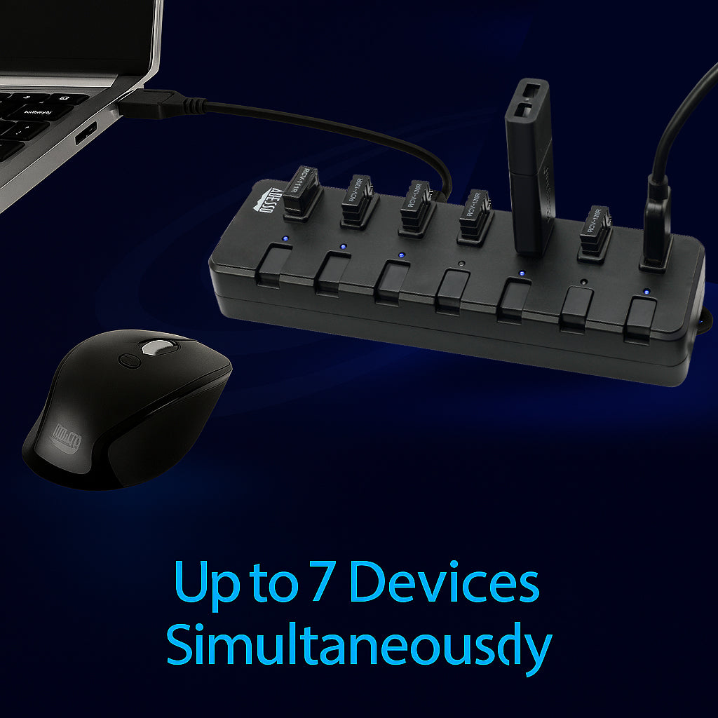 Adesso AUH-3070P 7-Port USB 3.0 Powered Hub