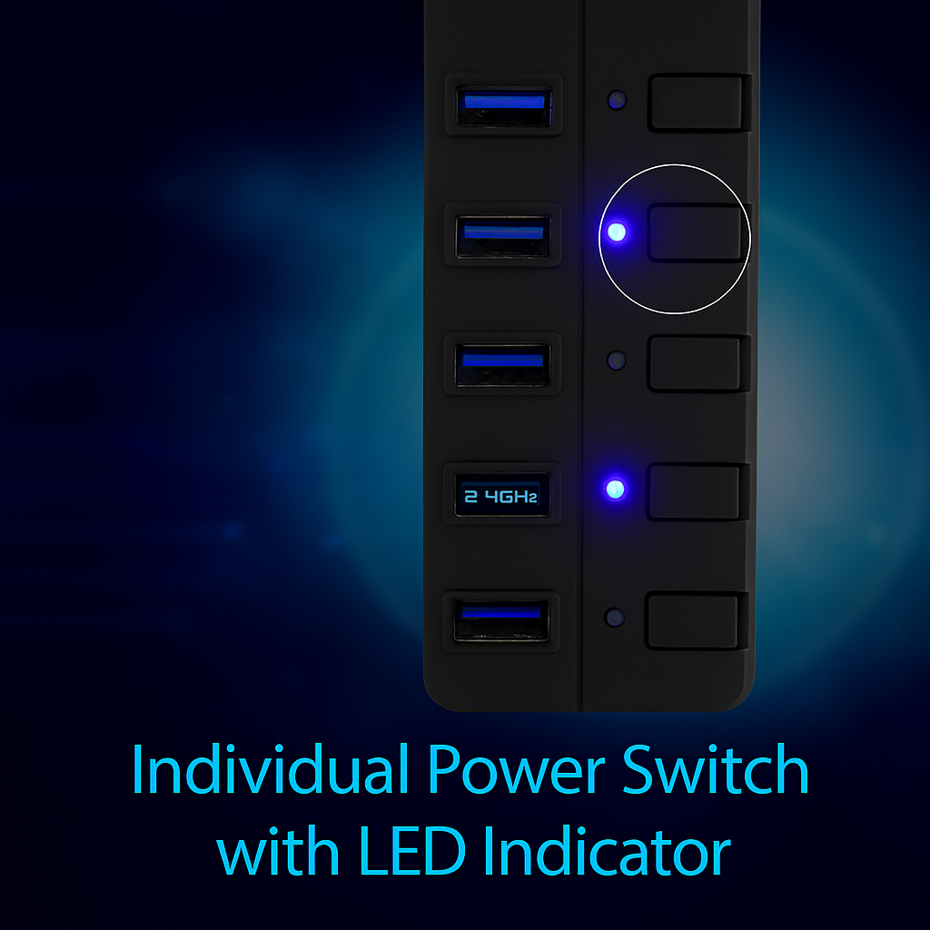 Adesso AUH-3070P 7-Port USB 3.0 Powered Hub