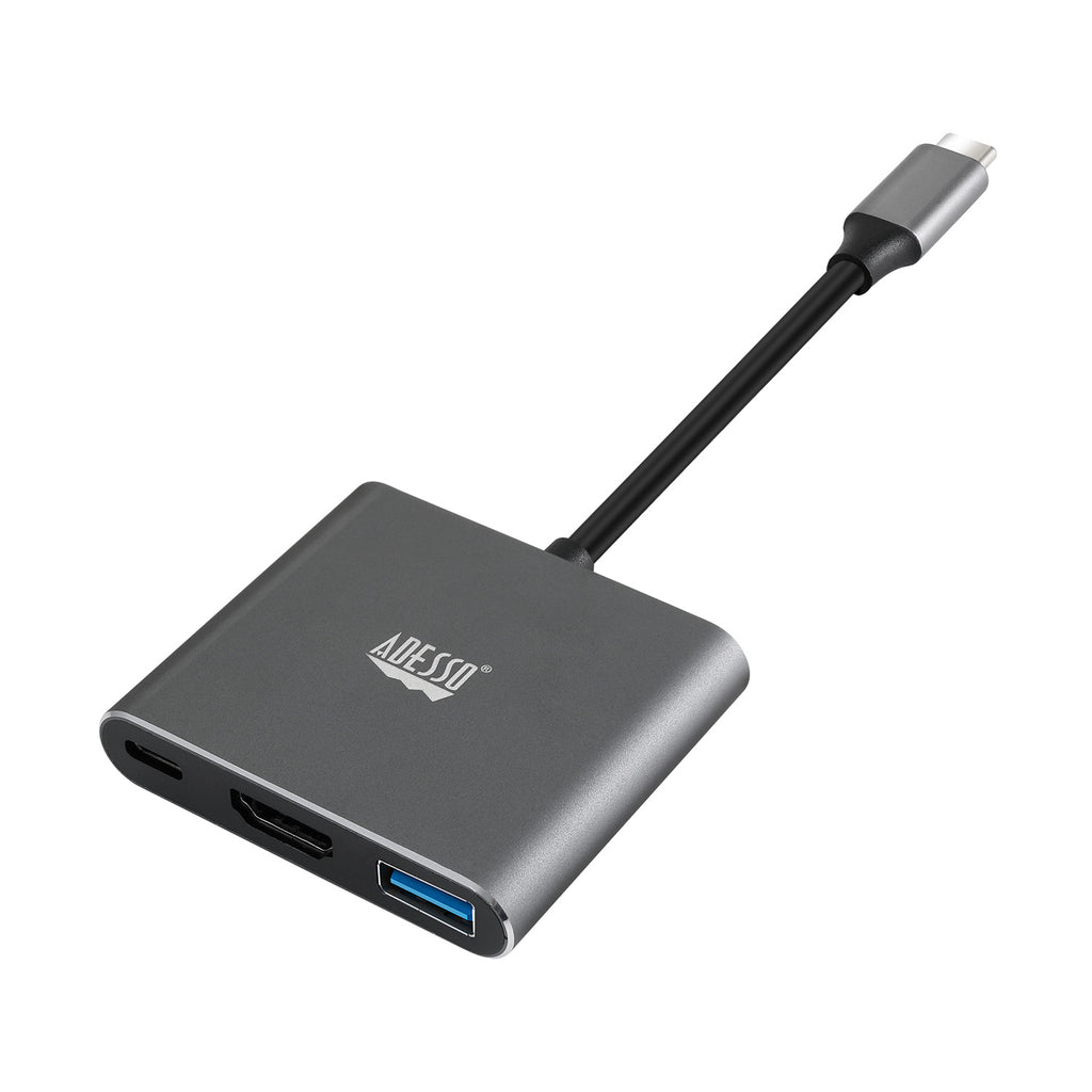 Adesso AUH-4010 3-in-1 USB-C Multiport Hub (4K HDMI)