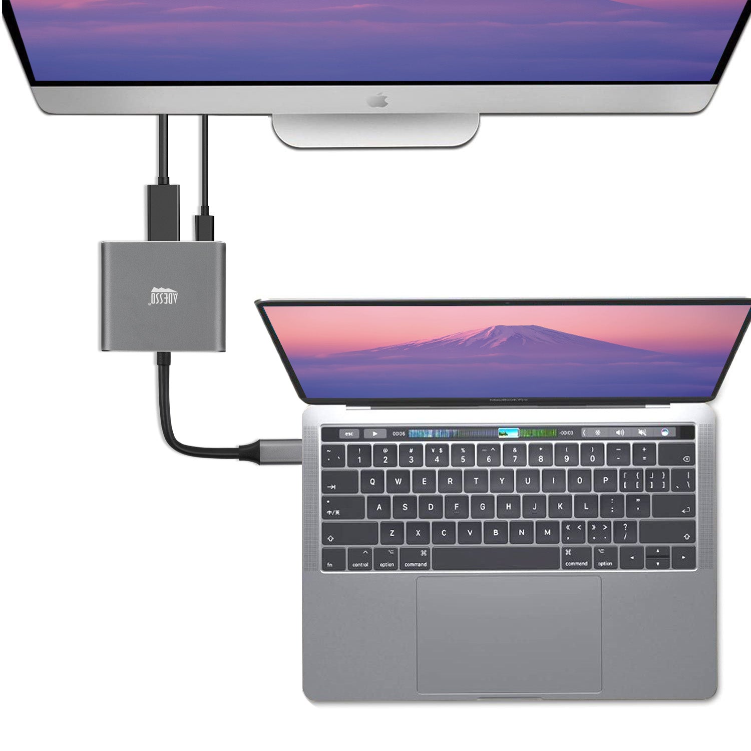 Adesso AUH-4010 3-in-1 USB-C Multiport Hub (4K HDMI)