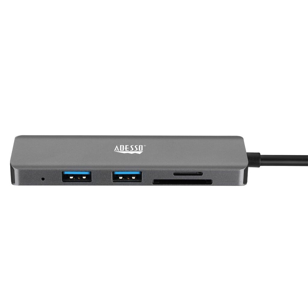 Adesso AUH-4020 6-in-1 USB-C Multi-Port Hub (4K HDMI)