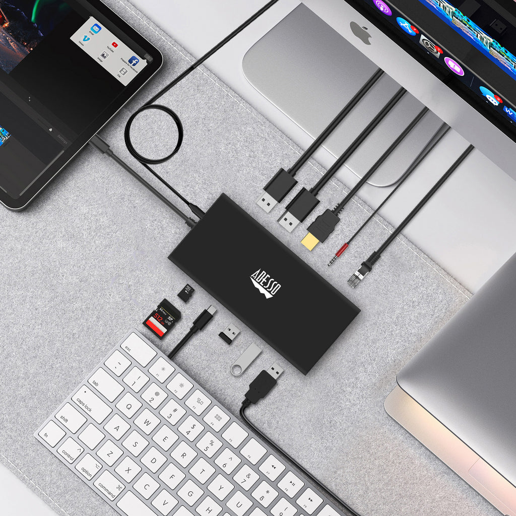 Adesso AUH-4060 12-in-1 USB-C Docking Station