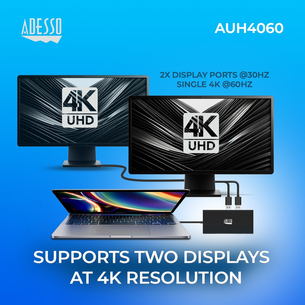 Adesso AUH-4060 12-in-1 USB-C Docking Station