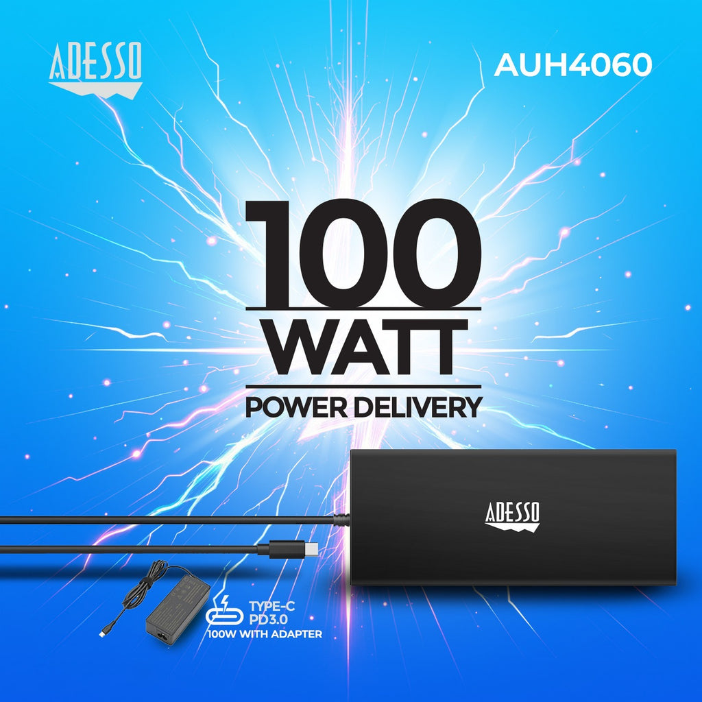 Adesso AUH-4060 12-in-1 USB-C Docking Station