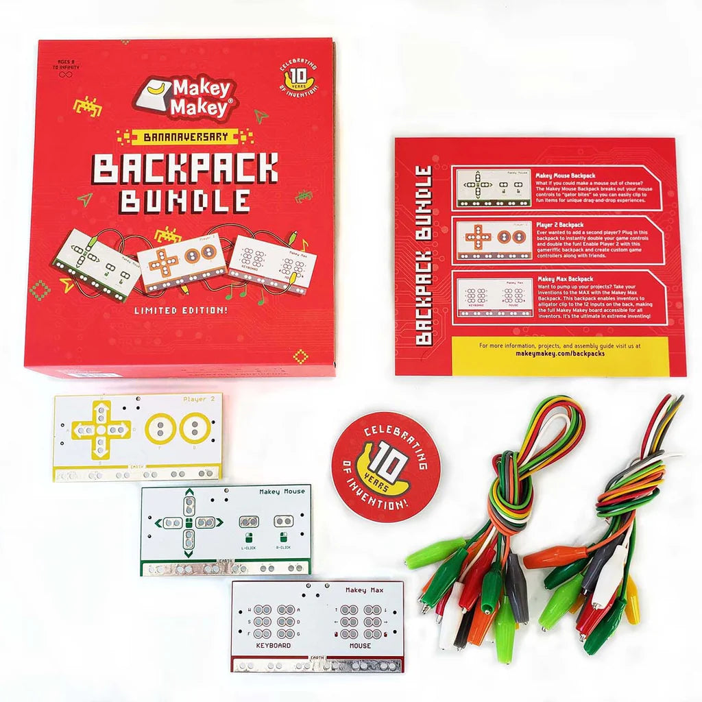 Makey Makey Bananaversary Backpack Bundle (Set of 3)