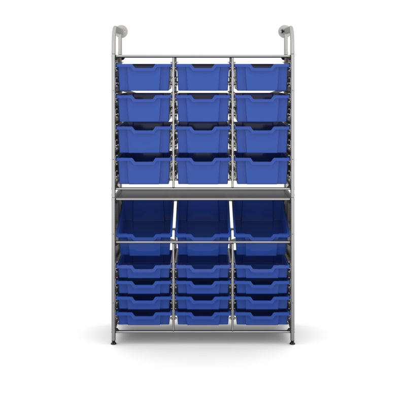 Gratnells Callero Custom Tall Maker Store Starter Unit – Royal Blue Trays