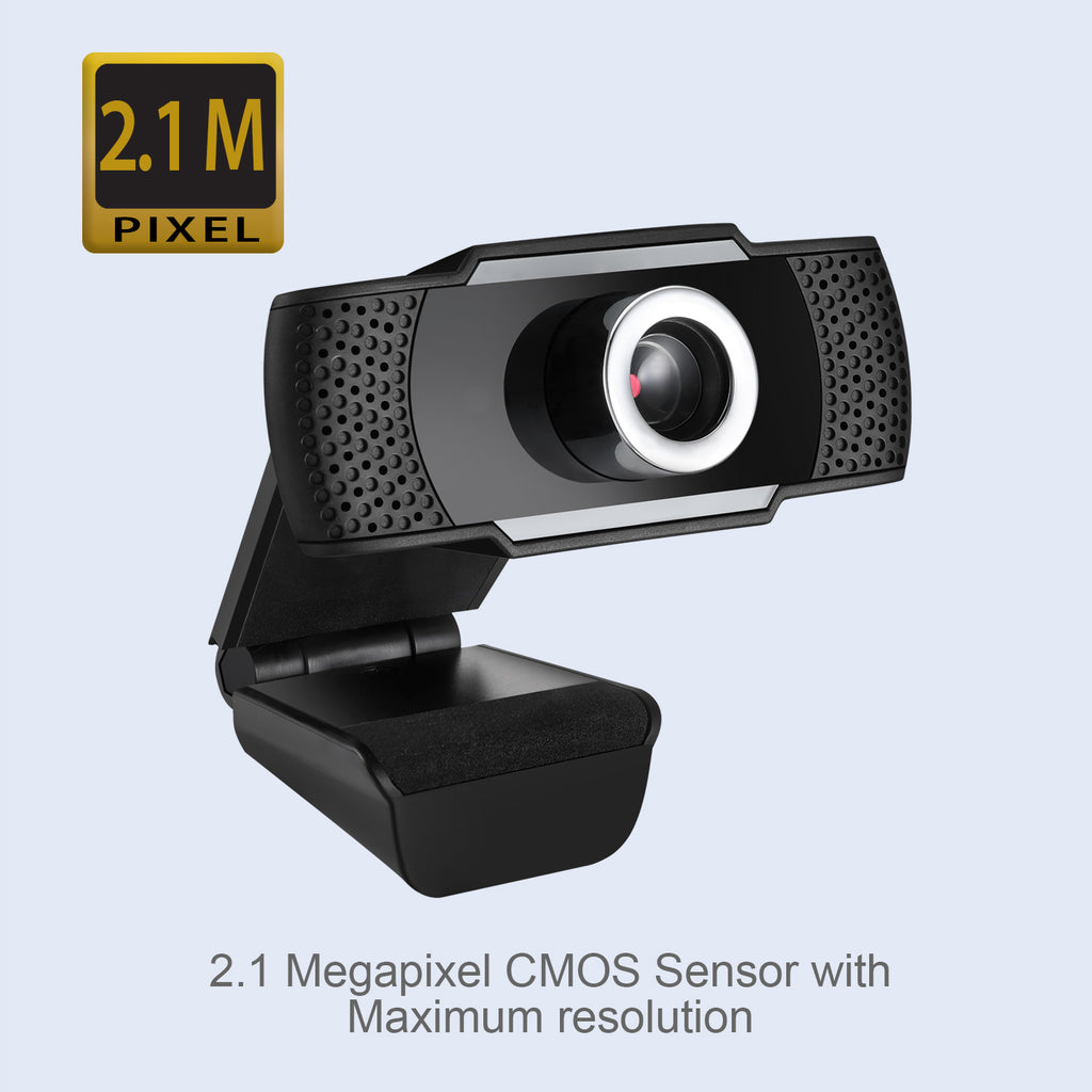 Adesso CyberTrack H4-TAA 1080P HD USB Webcam with Microphone