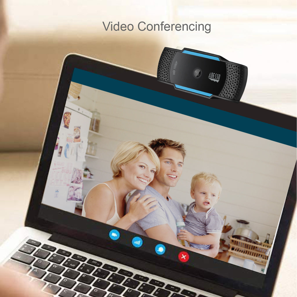 Adesso CyberTrack H5TAA 1080P Auto-Focus Webcam