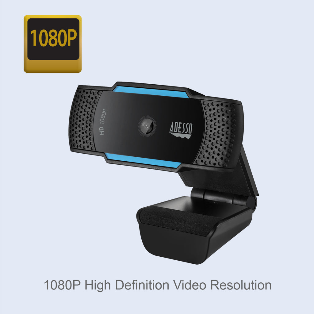 Adesso CyberTrack H5TAA 1080P Auto-Focus Webcam