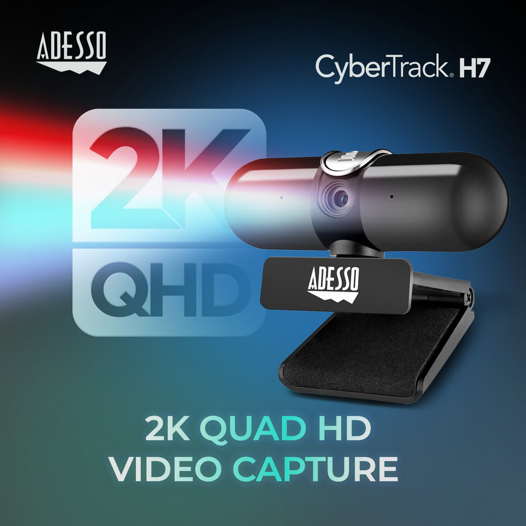 Adesso CyberTrack H7 2K Quad HD Classroom Webcam