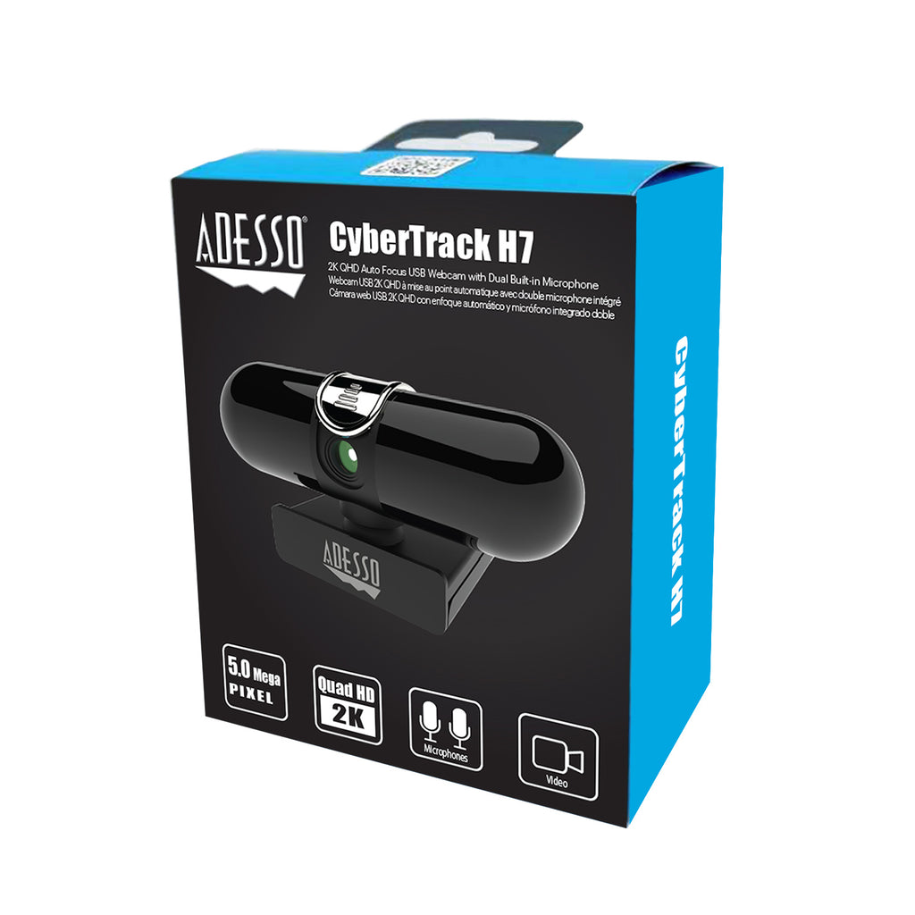 Adesso CyberTrack H7 2K Quad HD Classroom Webcam