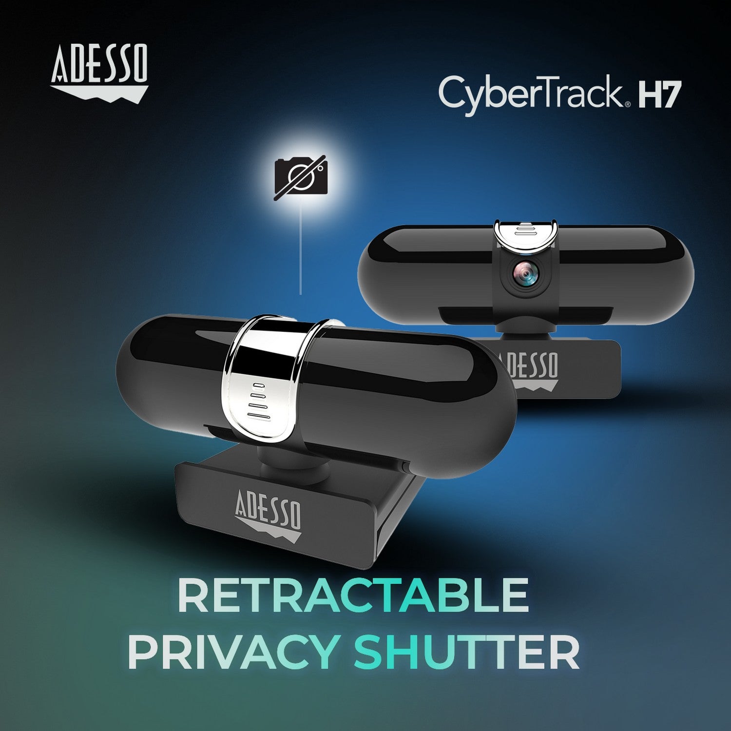 Adesso CyberTrack H7 2K Quad HD Classroom Webcam