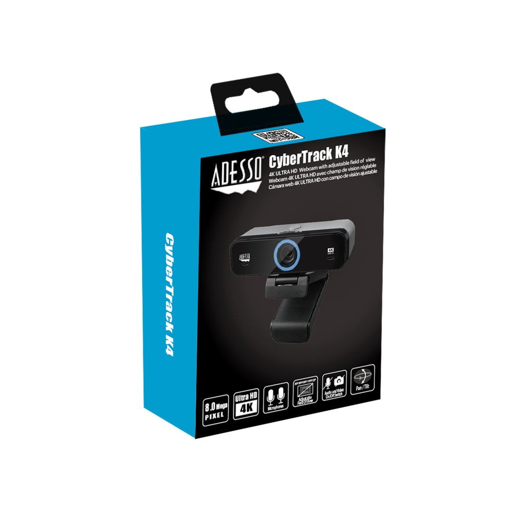 Adesso CyberTrack K4 4K Ultra HD Classroom Webcam