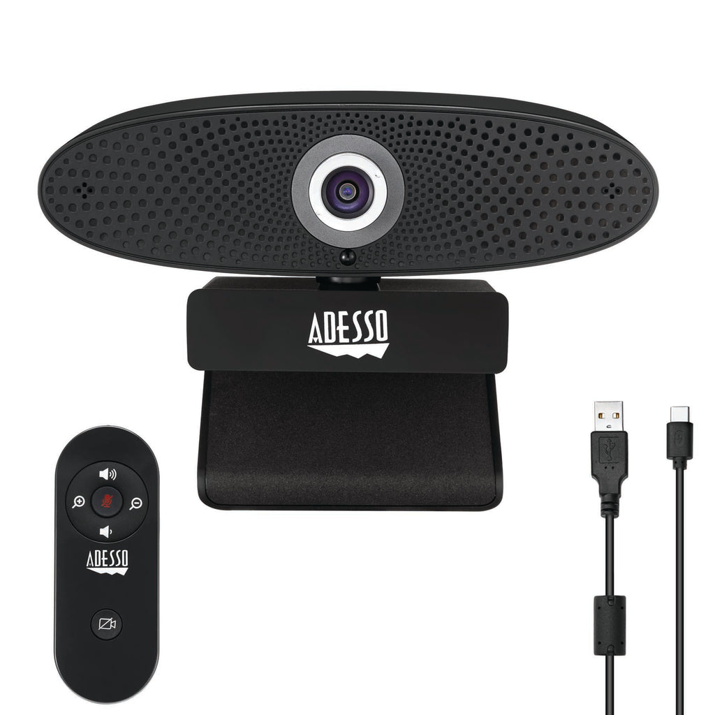 Adesso CyberTrack C100 4K Ultra HD Conference Camera with Speaker & Remote