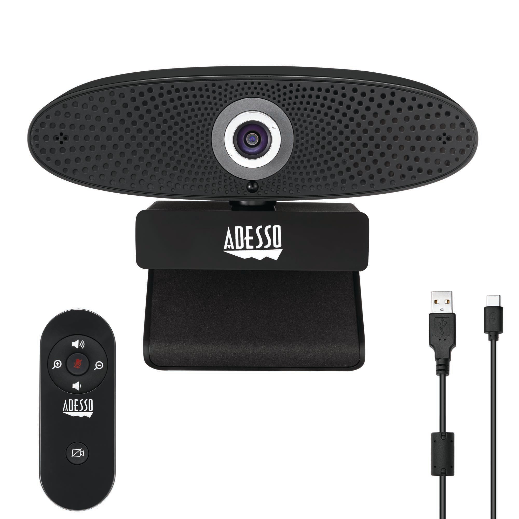 Adesso CyberTrack C100 4K Ultra HD Conference Camera with Speaker & Remote