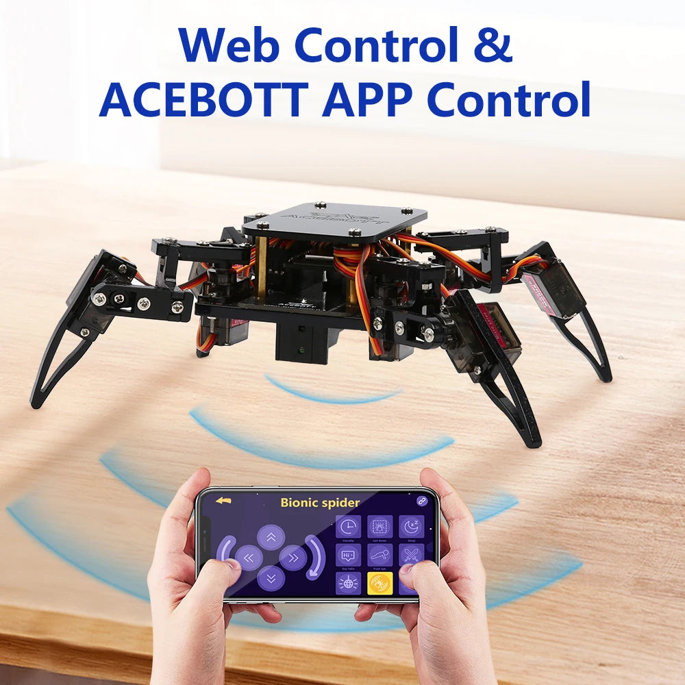 ACEBOTT Bionic Quadruped Robot Kit – Programmable Walking STEM Robot