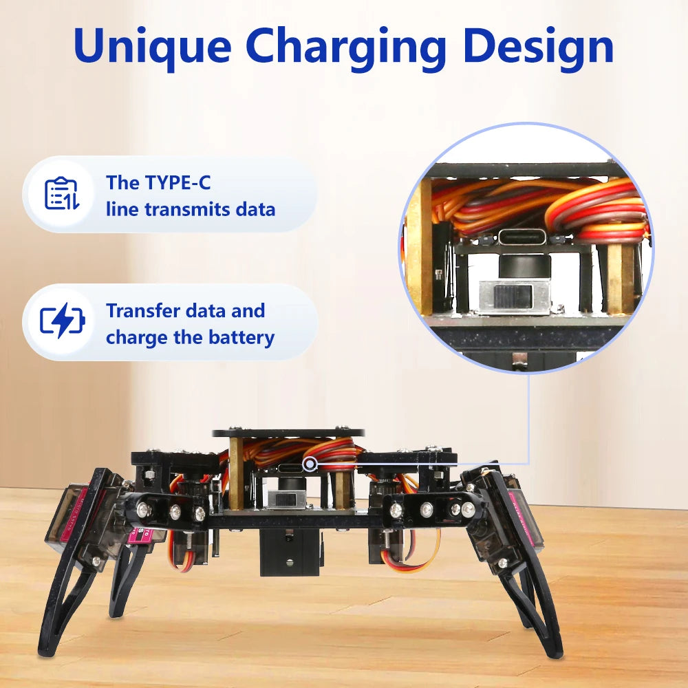 ACEBOTT Bionic Quadruped Robot Kit – Programmable Walking STEM Robot