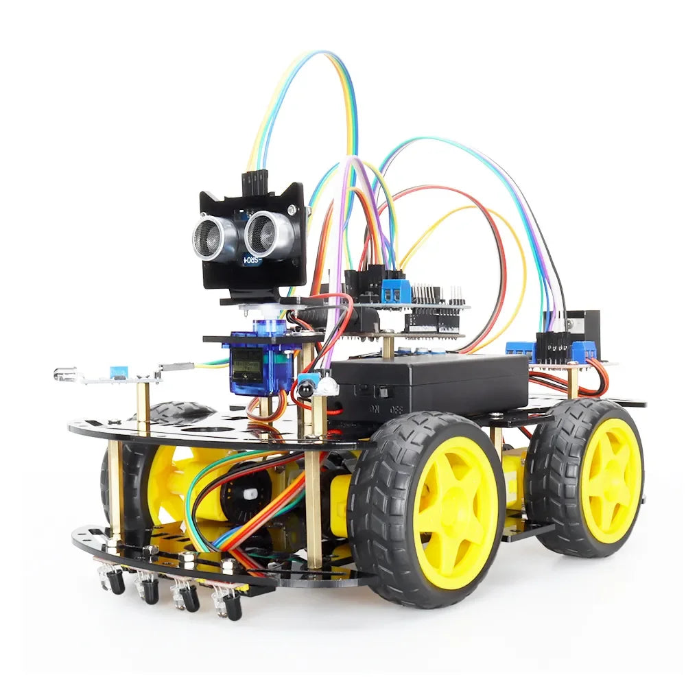 Programmable Robot Car Kit STEM Coding &amp; Sensor Learning Kit
