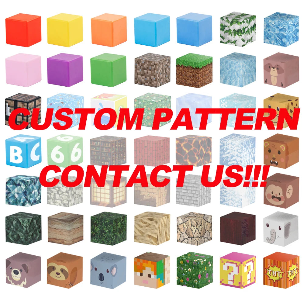 Magnetic Cubes STEM Building Set 3D Construction &amp; Learning Kit