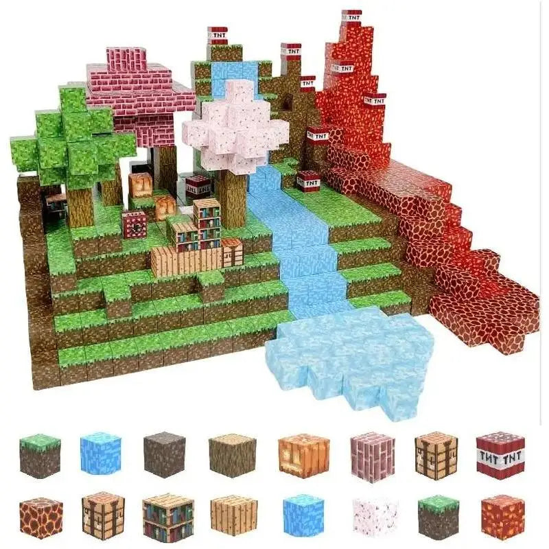 Magnetic Building Blocks Set – 100 Piece STEM Creative Construction Kit