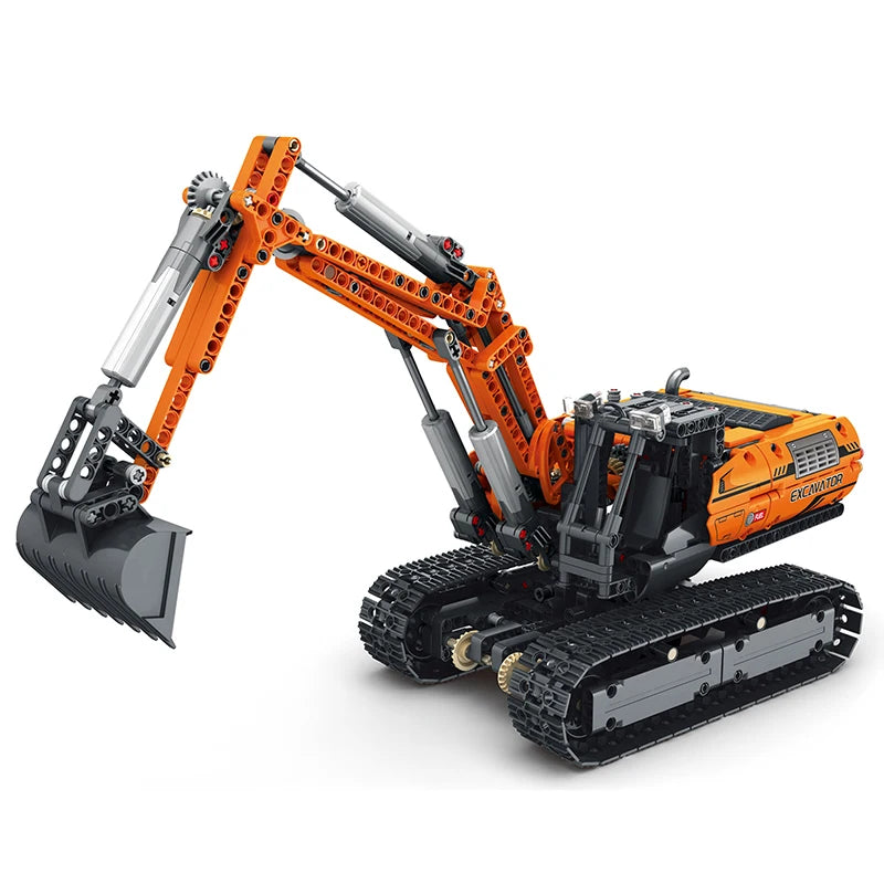 Reobrix Excavator Building Block Kit 1106 Piece STEM Construction Model Ages 14+