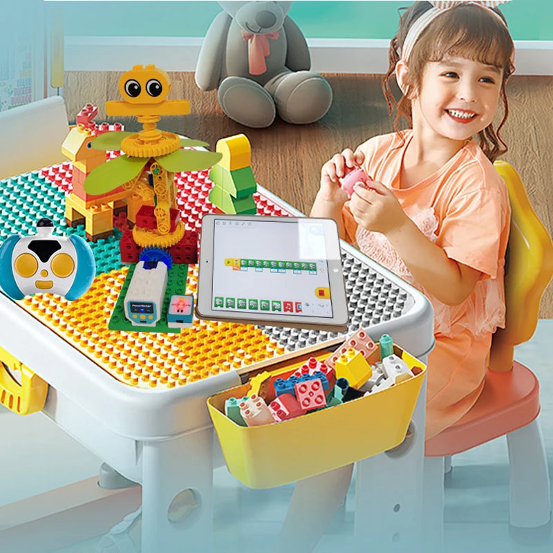 WeDo 2.0 Compatible Robotics Kit – STEM Programmable Building System