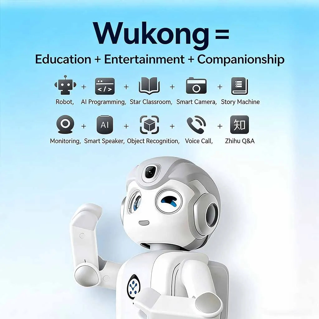 AI Companion Robot Dog – Interactive Smart Learning Toy with LCD Display