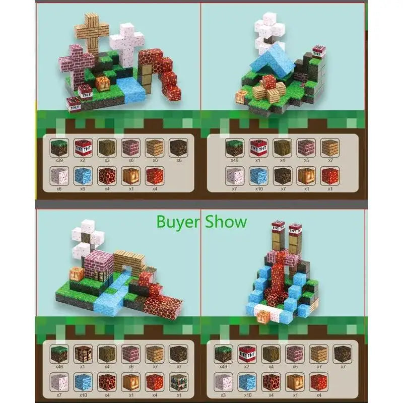 Magnetic Building Blocks Set – 100 Piece STEM Creative Construction Kit