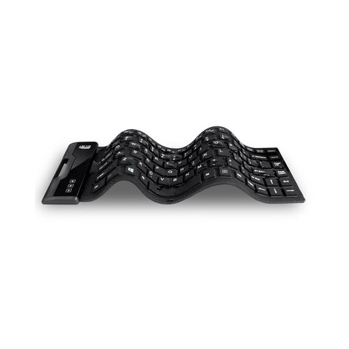 Adesso AKB-212UB Antimicrobial Waterproof Flex Keyboard – Mini USB Keyboard