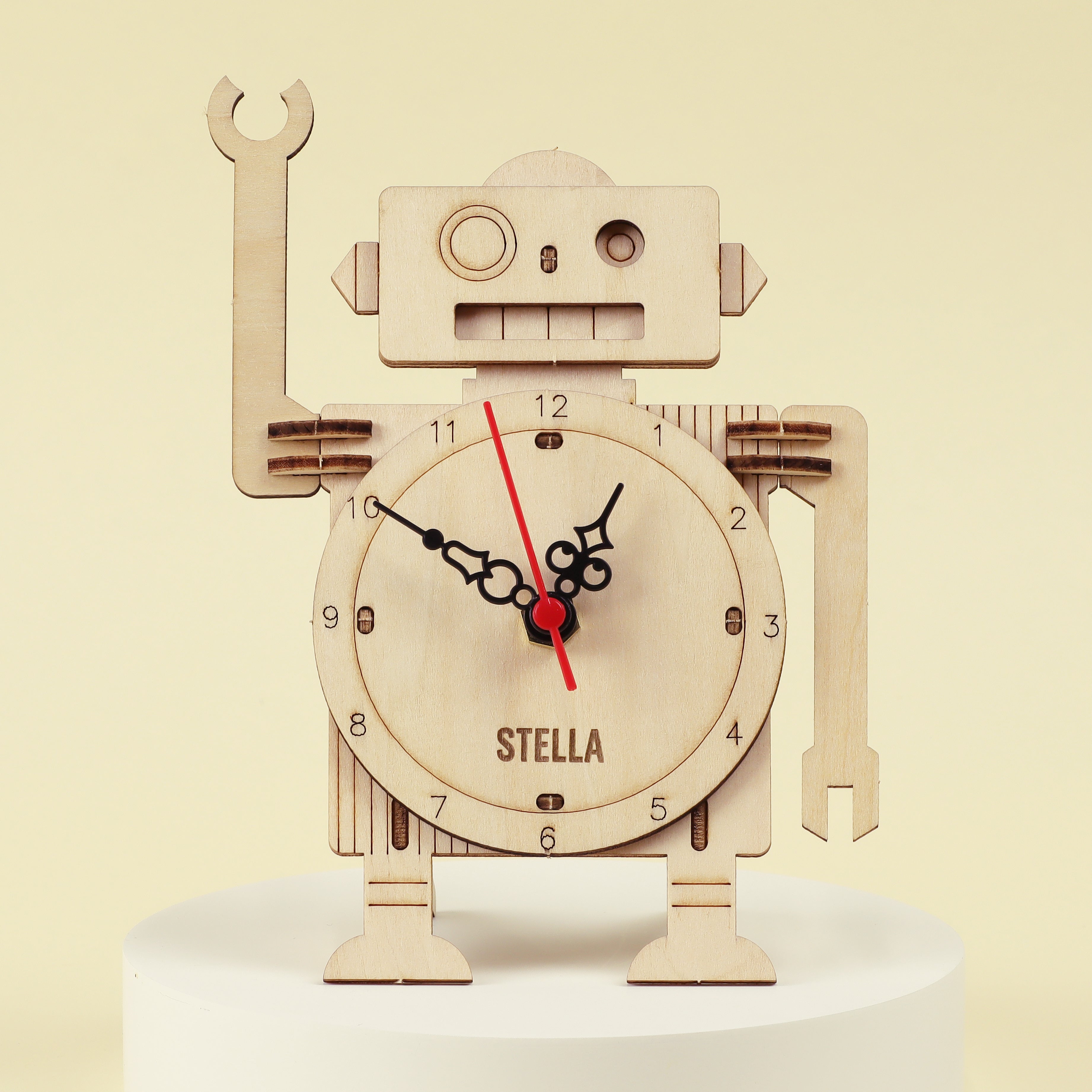 Build Your Own Robot Clock DIY Kit – STEM Engineering &amp; Maker Project