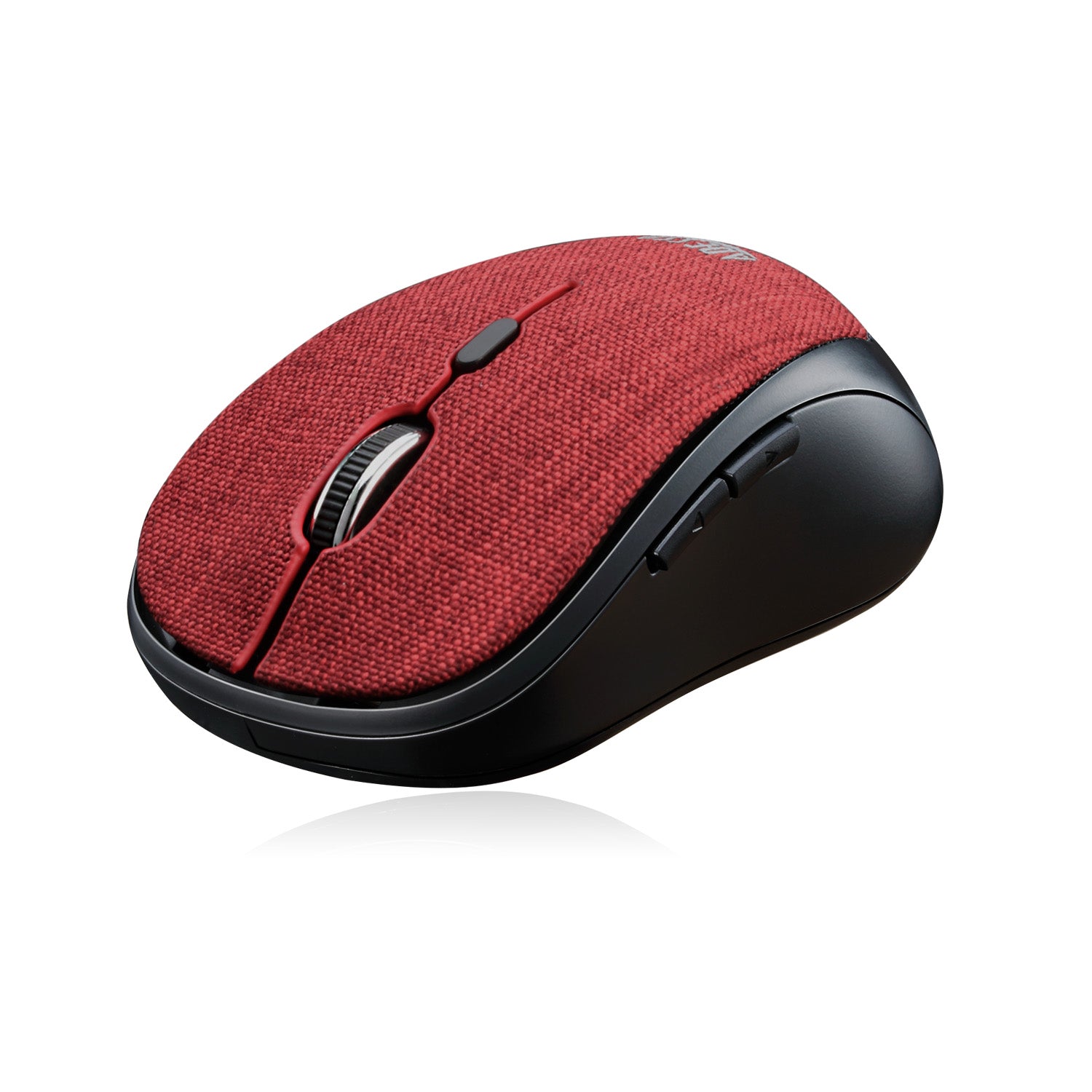 Adesso iMouse S80R Wireless Fabric Optical Mini Mouse - Red