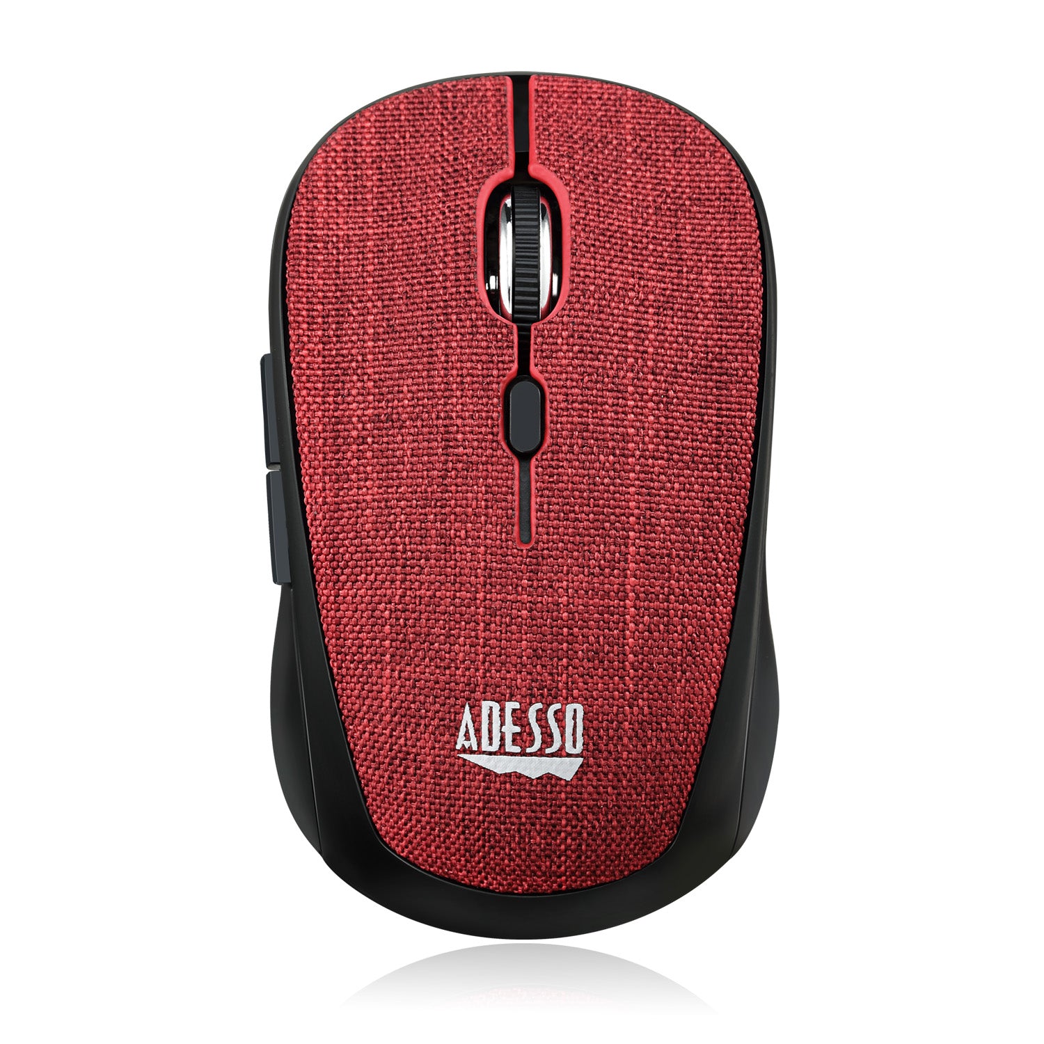 Adesso iMouse S80R Wireless Fabric Optical Mini Mouse - Red