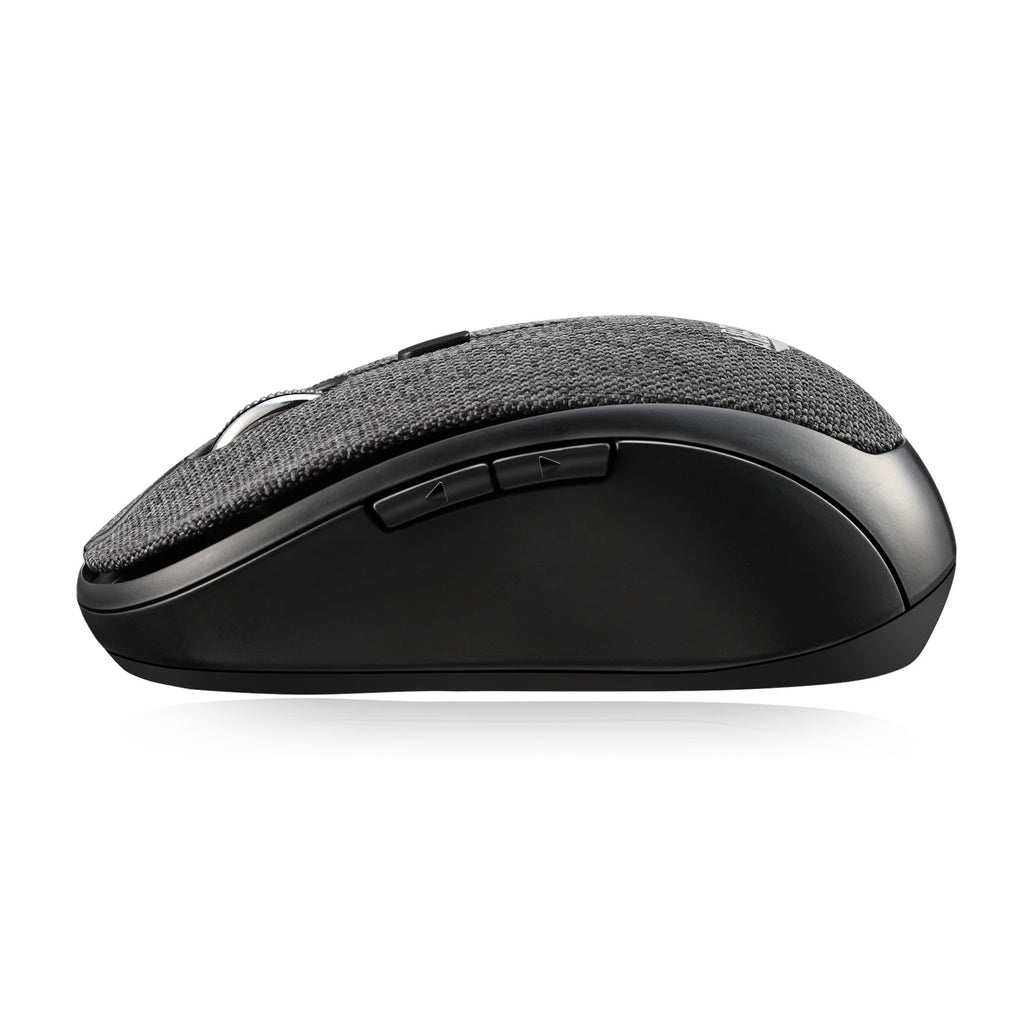 Adesso iMouse S80B Wireless Fabric Optical Mini Mouse – Black