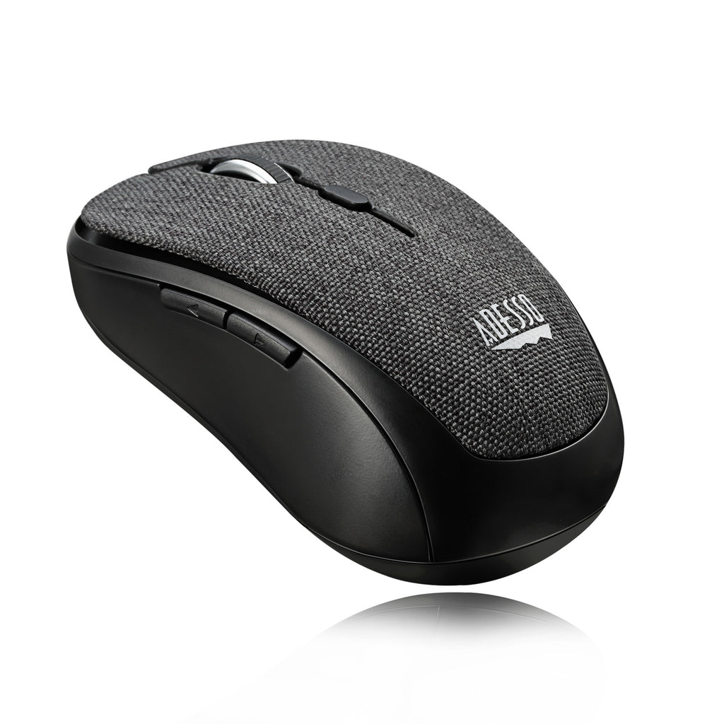 Adesso iMouse S80B Wireless Fabric Optical Mini Mouse – Black