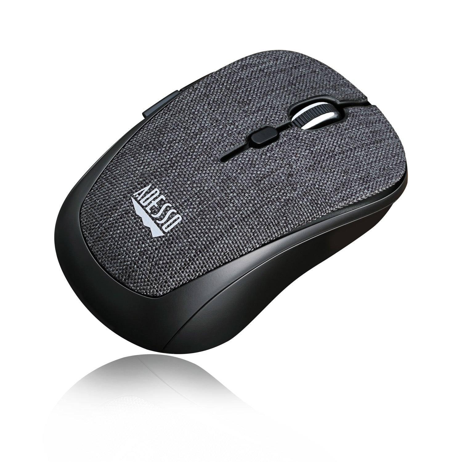 Adesso iMouse S80B Wireless Fabric Optical Mini Mouse – Black